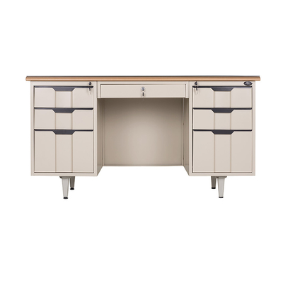 0.5-1.5mm Thickness Study Latest Steel Executive Desk Modern Office Table
