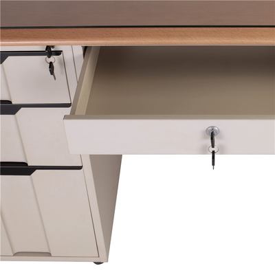 0.5-1.5mm Thickness Study Latest Steel Executive Desk Modern Office Table