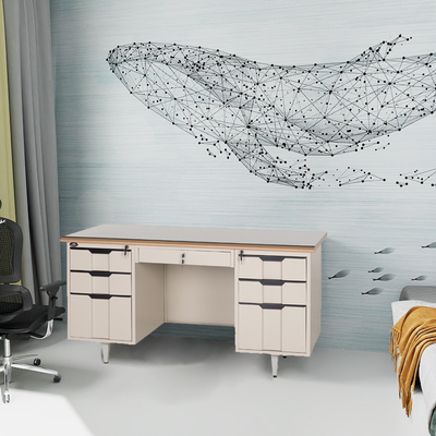 0.5-1.5mm Thickness Study Latest Steel Executive Desk Modern Office Table