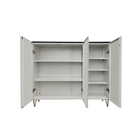 Big Capacity Bedroom Metal Shoe Storage Cabinet Assembly Required